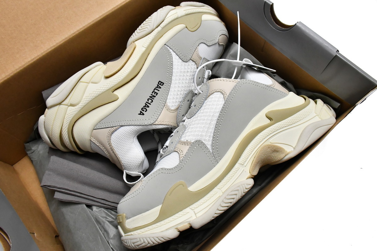 PKGoden Balenciaga Triple S White 534217 W09E1 9000