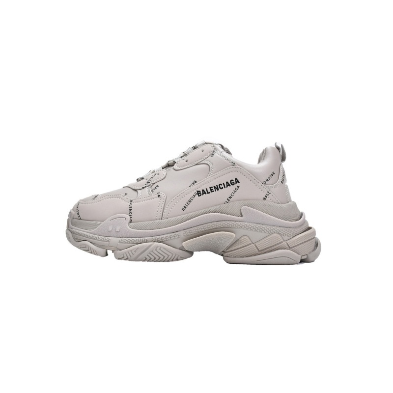 PKGoden Balenciaga Triple S Letter Beige 524039 W2FA1 9710