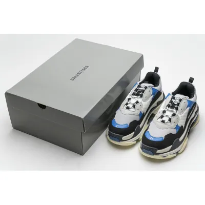 PKGoden Balenciaga Triple S Black Grey Blue 541624 W06E2 7080 02