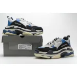 PKGoden Balenciaga Triple S Black Grey Blue 541624 W06E2 7080