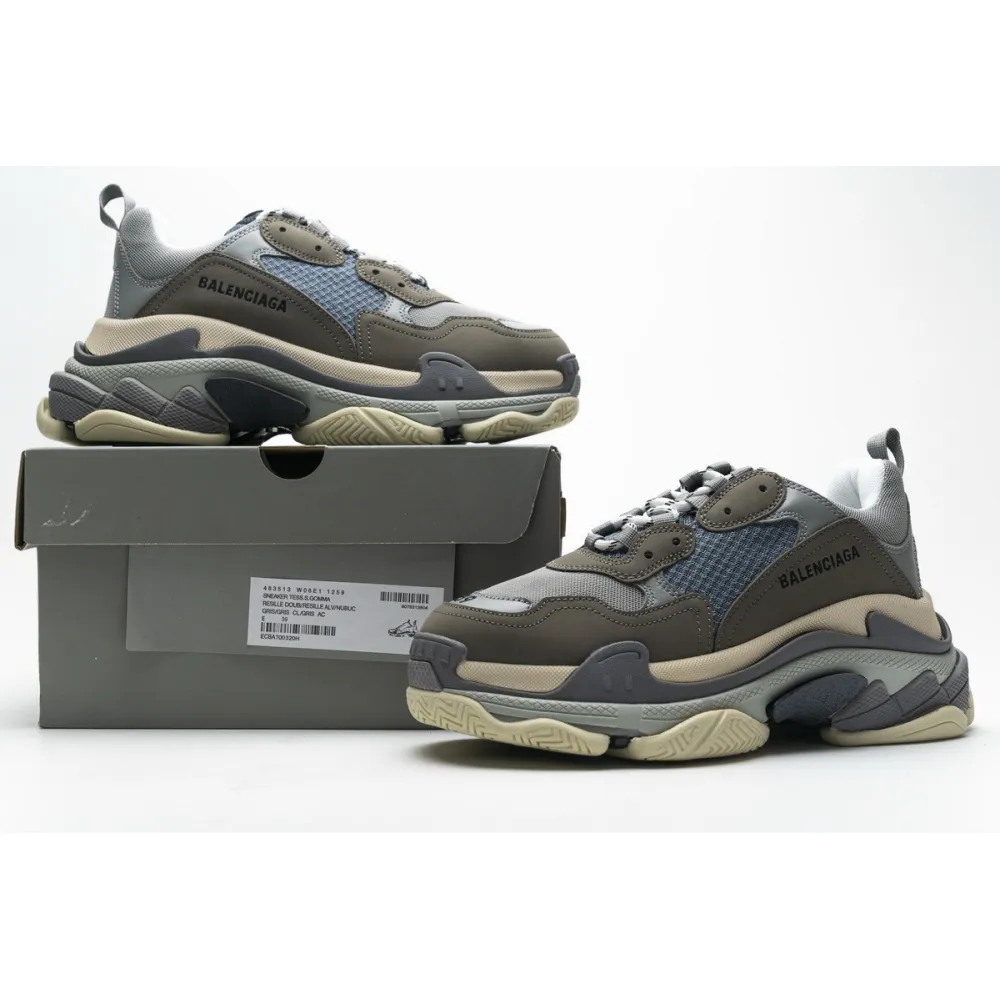 PKGoden Balenciaga Triple S Grey 483513 W06E1 1259