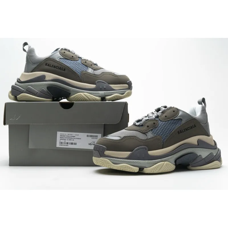 PKGoden Balenciaga Triple S Grey 483513 W06E1 1259