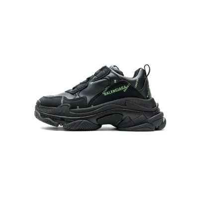 PKGoden Balenciaga  Triple S Letter Fluorescent Yellow 524039 W2FA1 7633 01
