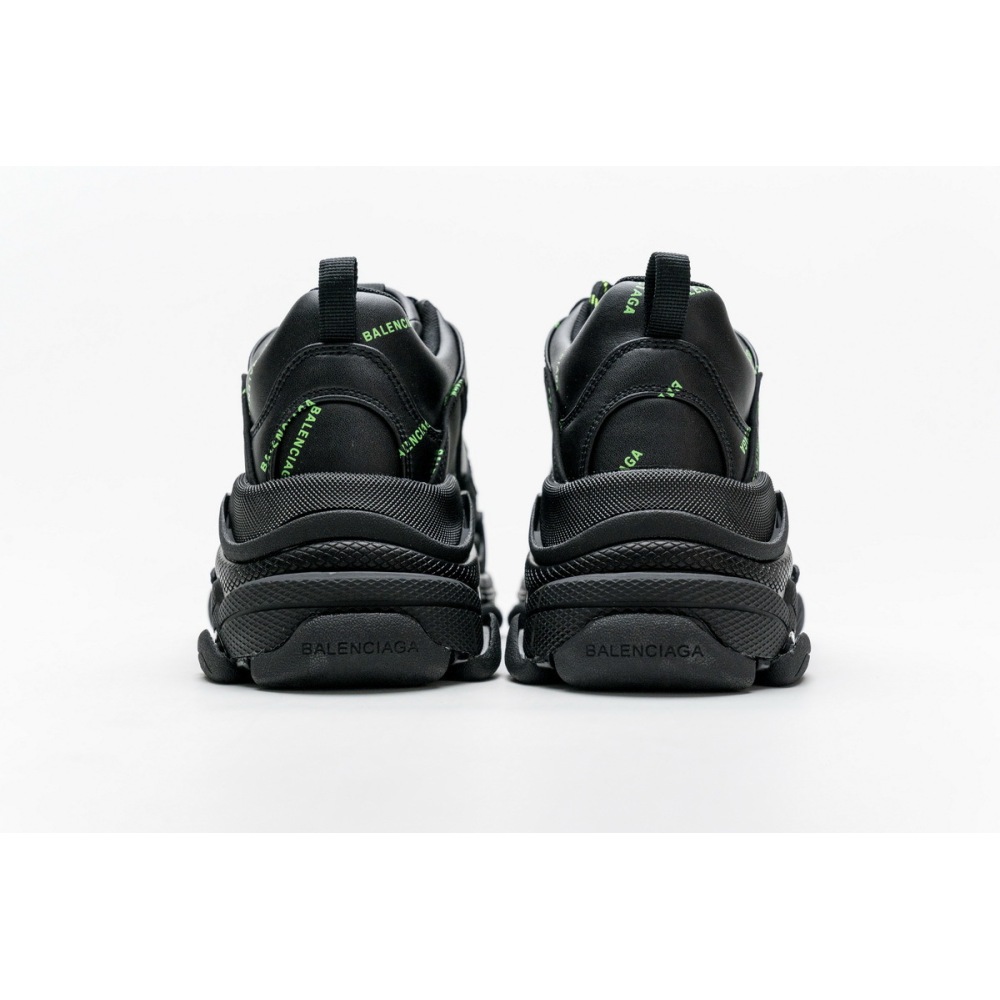 PKGoden Balenciaga  Triple S Letter Fluorescent Yellow 524039 W2FA1 7633