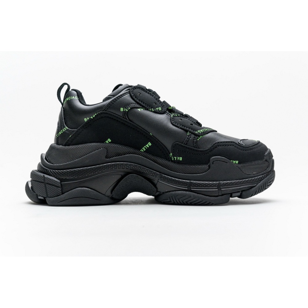 PKGoden Balenciaga  Triple S Letter Fluorescent Yellow 524039 W2FA1 7633