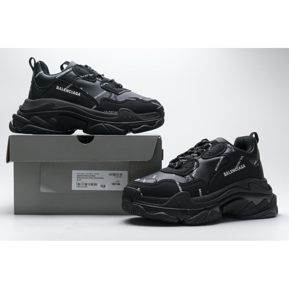 PKGoden Balenciaga Triple S Black 524039 W06E2 2020