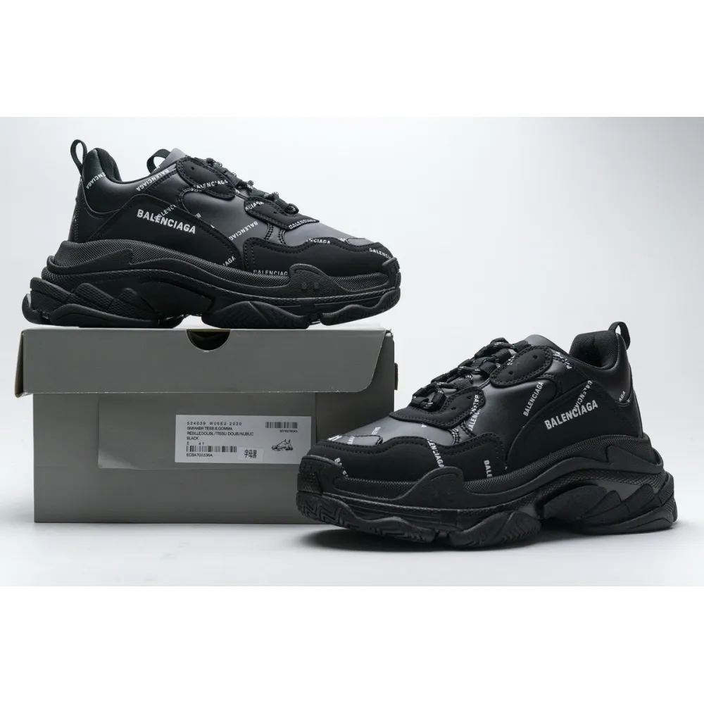 PKGoden Balenciaga Triple S Black 524039 W06E2 2020