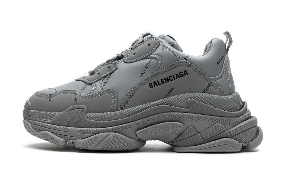 PKGoden Balenciaga Triple S Grey Black 536737 W2FA1 1210