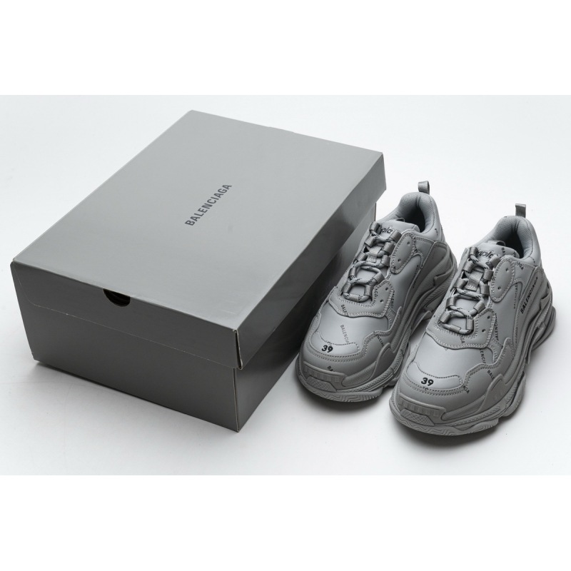 PKGoden Balenciaga Triple S Grey Black 536737 W2FA1 1210