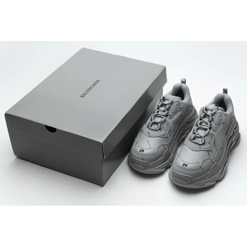 PKGoden Balenciaga Triple S Grey Black 536737 W2FA1 1210