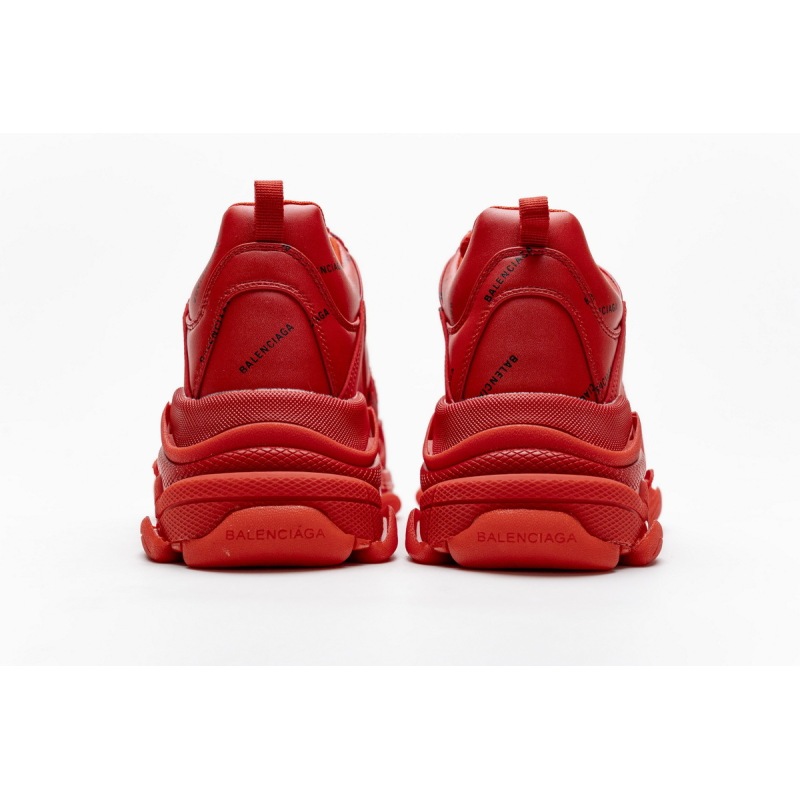PKGoden Balenciaga Triple S Letter Bright Red 524039 W2FA1 7632