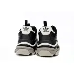 PKGoden Balenciaga 1st Triple S Black And White Bars 712764 W2ZB2 1090