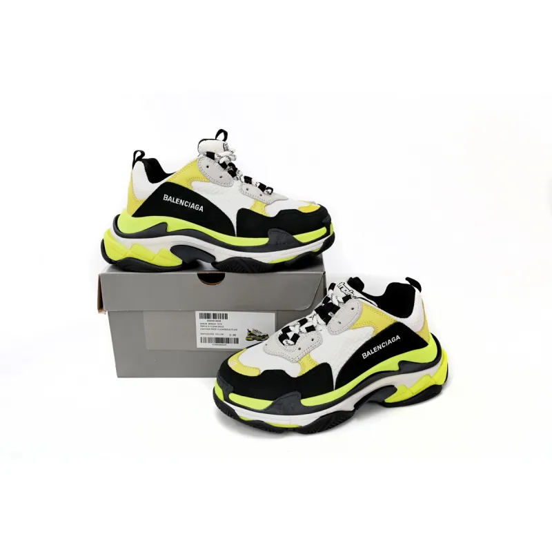PKGoden Balenciaga 1st Black, White, And Yellow 524039 W09OH 7079