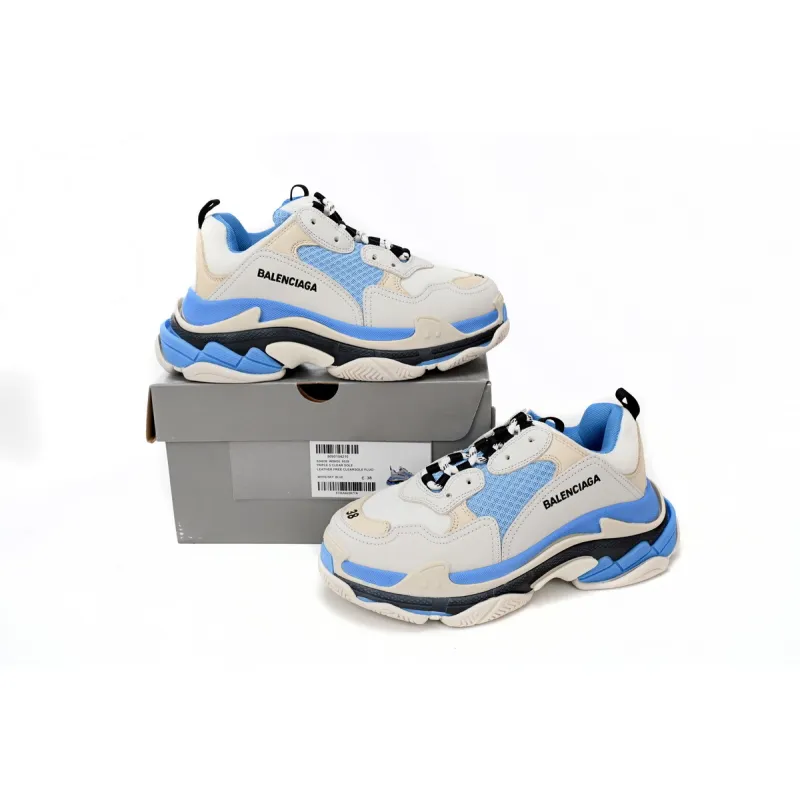 PKGoden Balenciaga 1st White Blue Net 524039 W09O5 9039