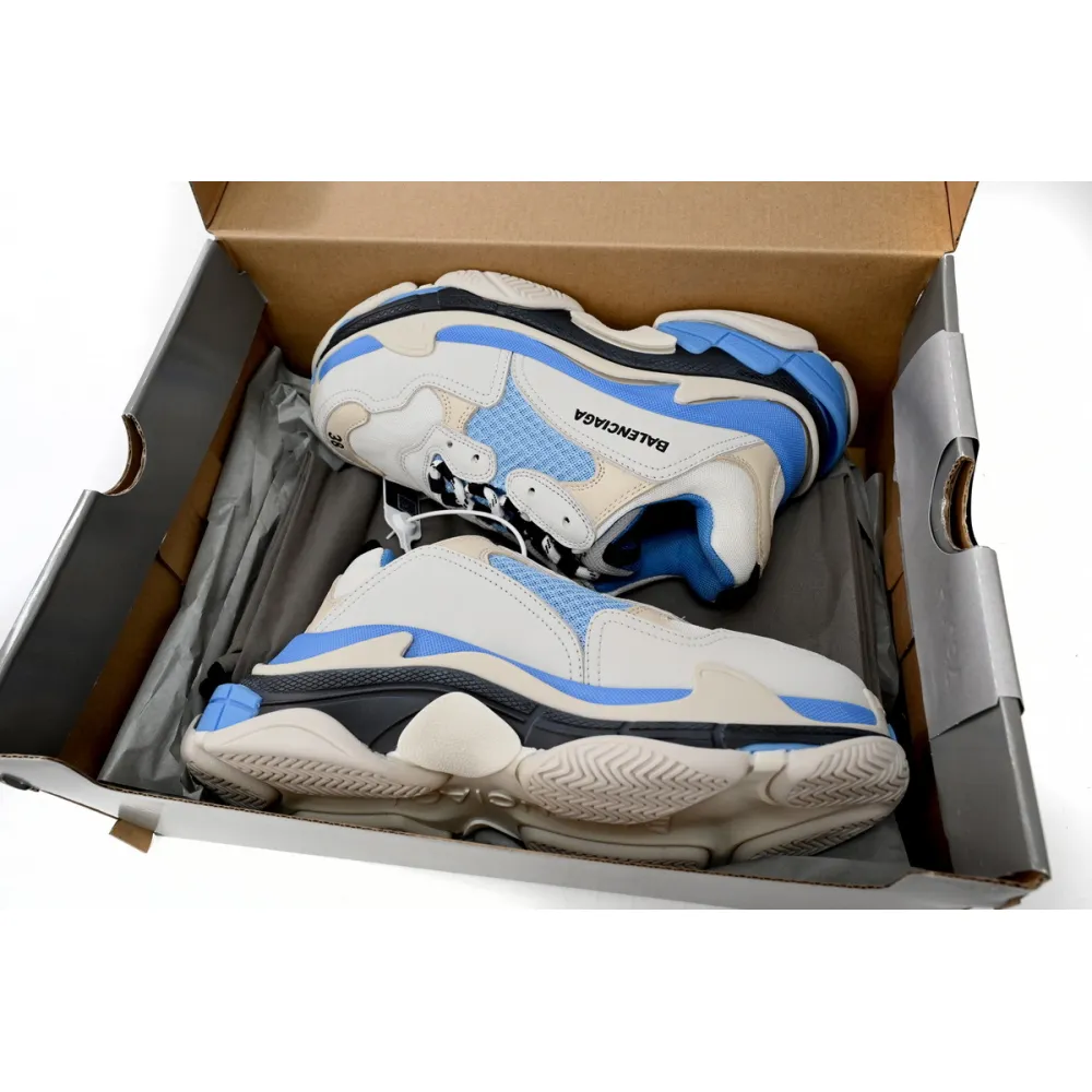 PKGoden Balenciaga 1st White Blue Net 524039 W09O5 9039