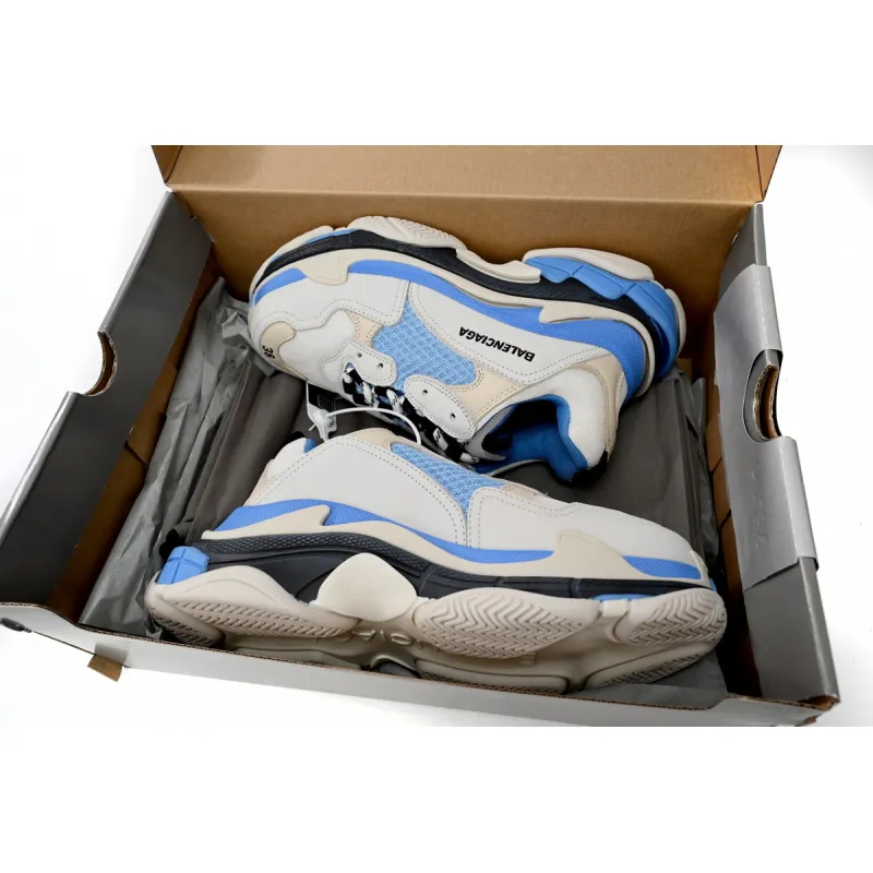 PKGoden Balenciaga 1st White Blue Net 524039 W09O5 9039