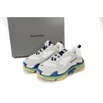 PKGoden Balenciaga 1st Triple White Blue Green 524039 W09E1 1900