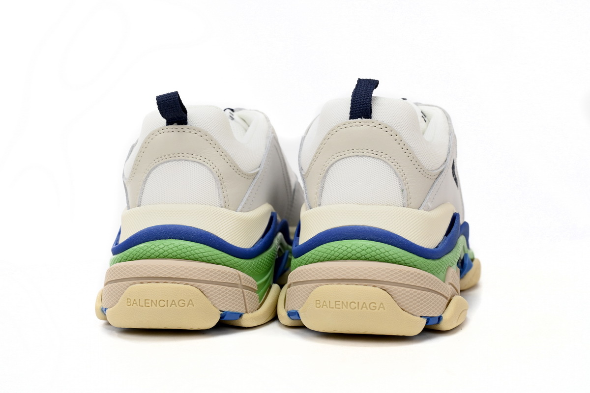 PKGoden Balenciaga 1st Triple White Blue Green 524039 W09E1 1900