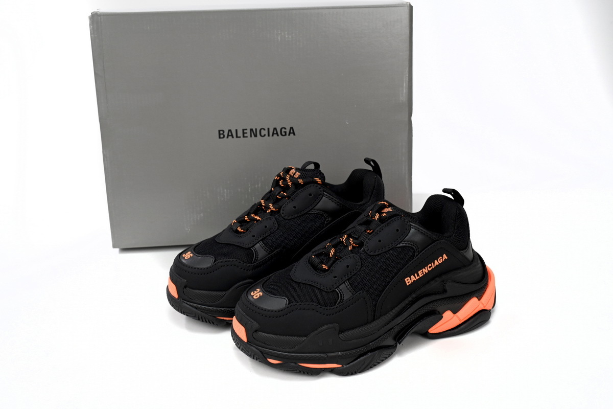 PKGoden Balenciaga 1st Triple Black Orange 524039 W2FA1 9188