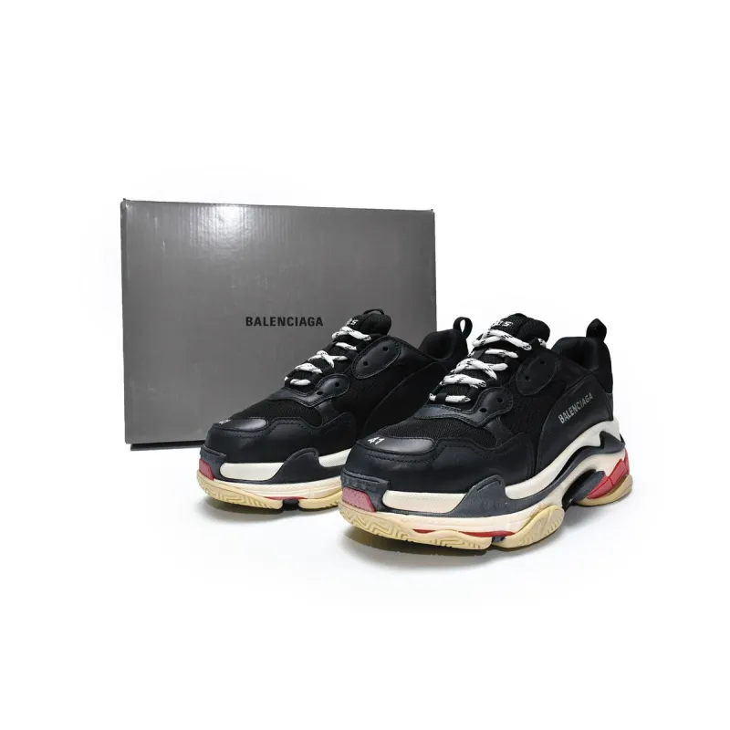PKGoden Balenciaga 1st Triple S Black Red 533882 W0901 1000