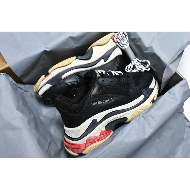 PKGoden Balenciaga 1st Triple S Black Red 533882 W0901 1000