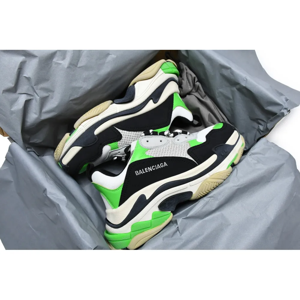 PKGoden Balenciaga 1st  Triple S Electronic Green  512178 W09T1 9000