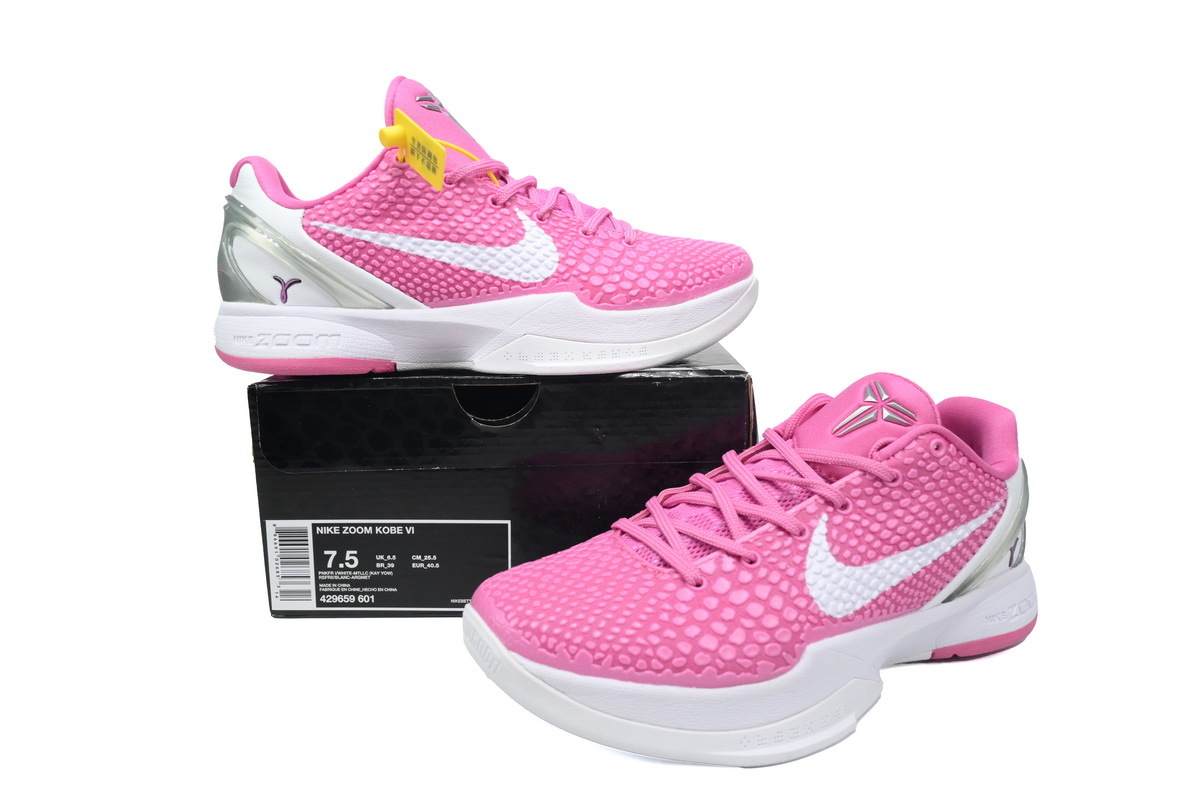 PKGoden Kobe 6 Kay Yow Think Pink 429659-601