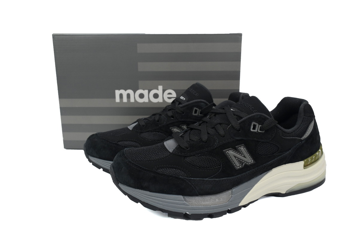 OG New Balance 992 Black Gray White M992BL