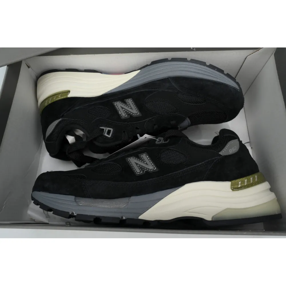 OG New Balance 992 Black Gray White M992BL