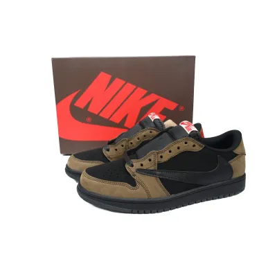 PKGoden Customized Travis Scott x Air Jordan 1 Low OG Velvet Brown DM7866-202 02