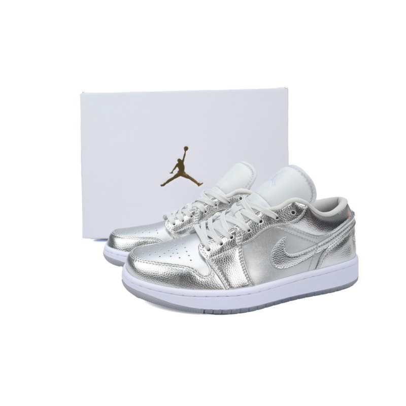 Special Sale Jordan 1 Low WMNS Metallic Silver FN5030-001