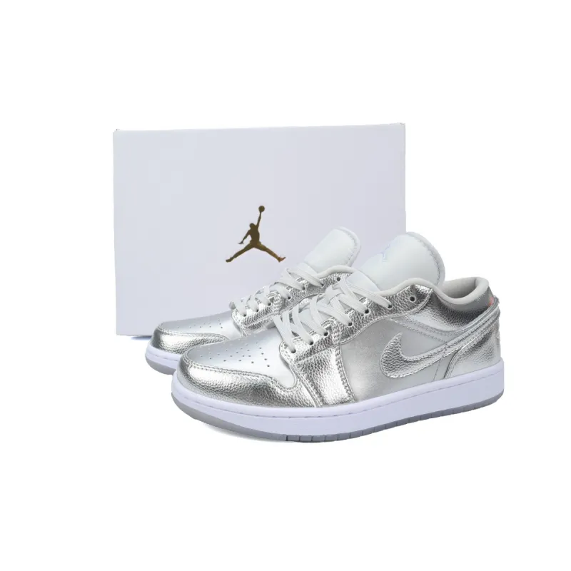 Special Sale Jordan 1 Low WMNS Metallic Silver FN5030-001