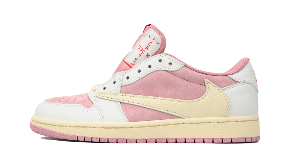 PKGoden Jordan 1 Low Travis Scott White Pink,DM7866-600
