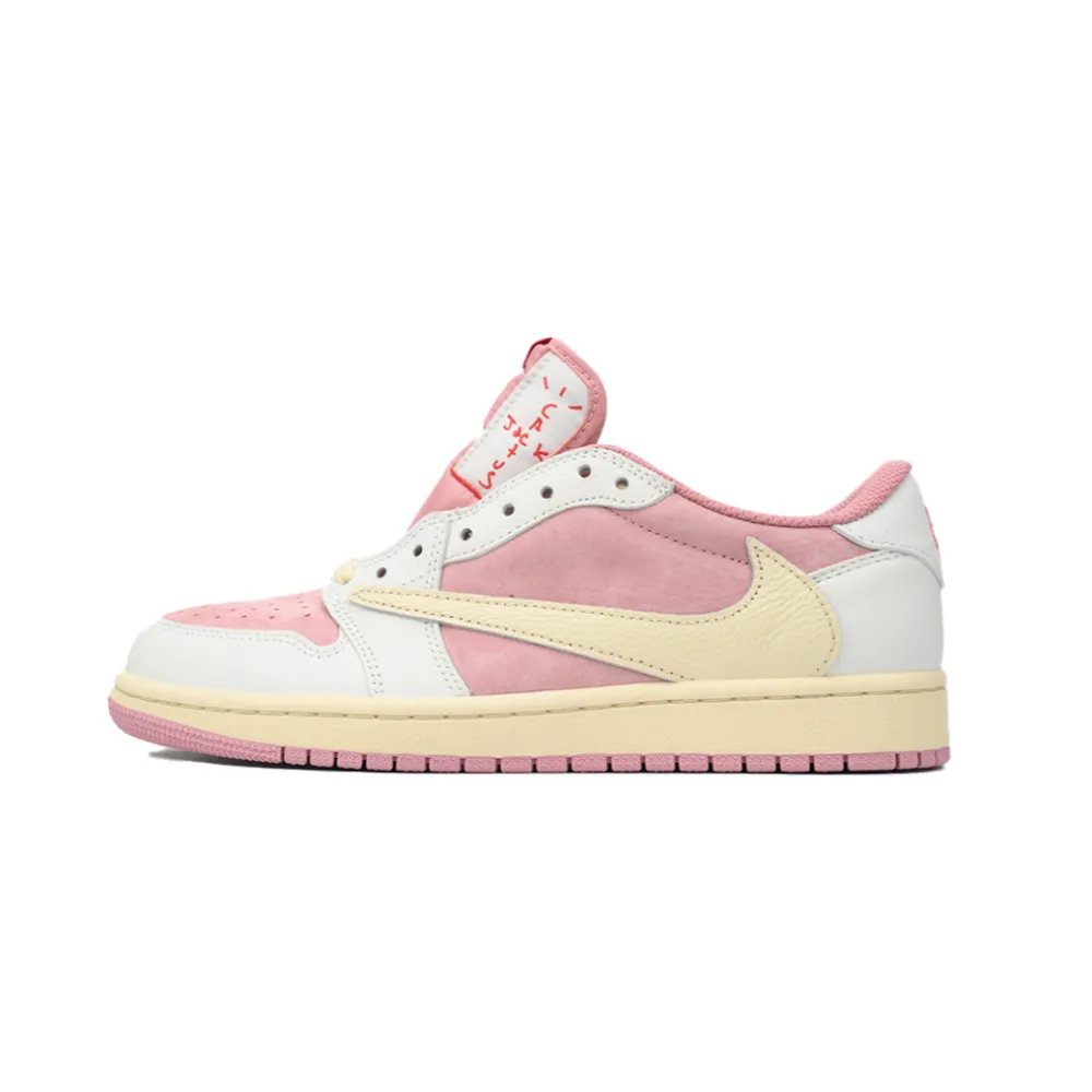 PKGoden Jordan 1 Low Travis Scott White Pink,DM7866-600