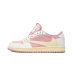 PKGoden Jordan 1 Low Travis Scott White Pink,DM7866-600