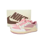 PKGoden Jordan 1 Low Travis Scott White Pink,DM7866-600