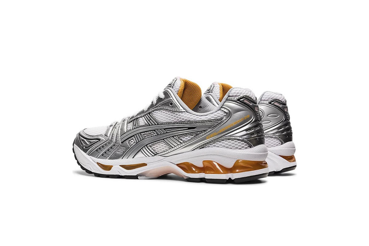 Special Sale ASICS Gel-Kayano 14 White Pure Sliver Orange 1201A019-106