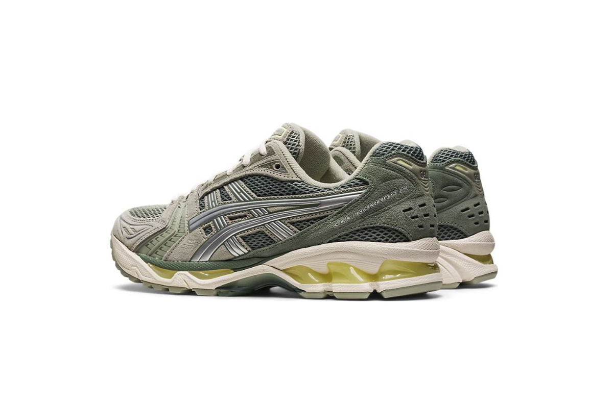 Special Sale ASICS Gel-Kayano 14 Olive Grey Pure Silver 1201A161-301