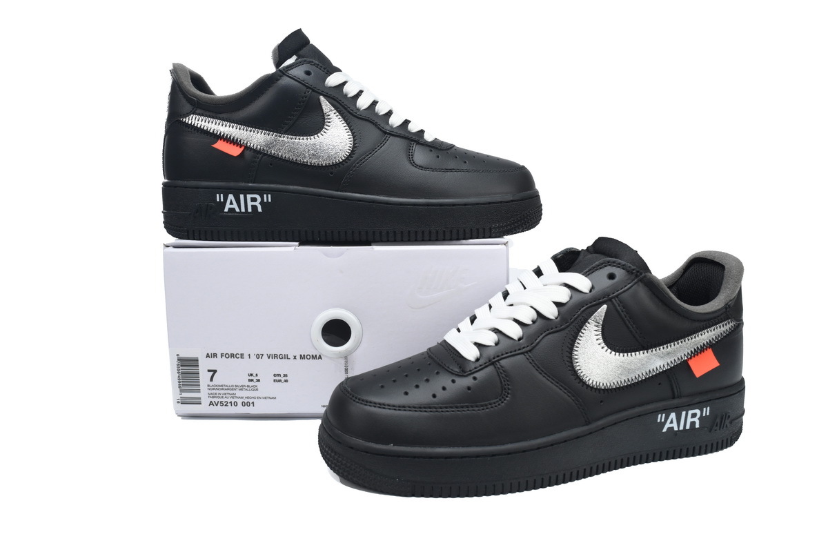OG OFF White X Air Force 1 ’07 Low MOMA  AV5210-001
