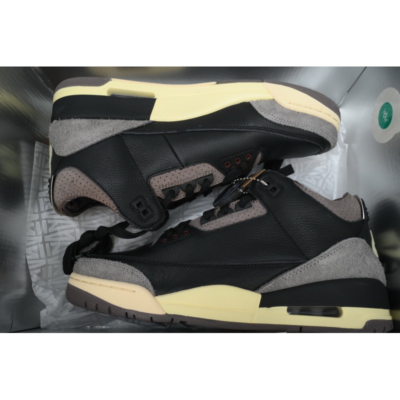 PKGoden A Ma Maniére x Air Jordan 3 Black FZ4811-001