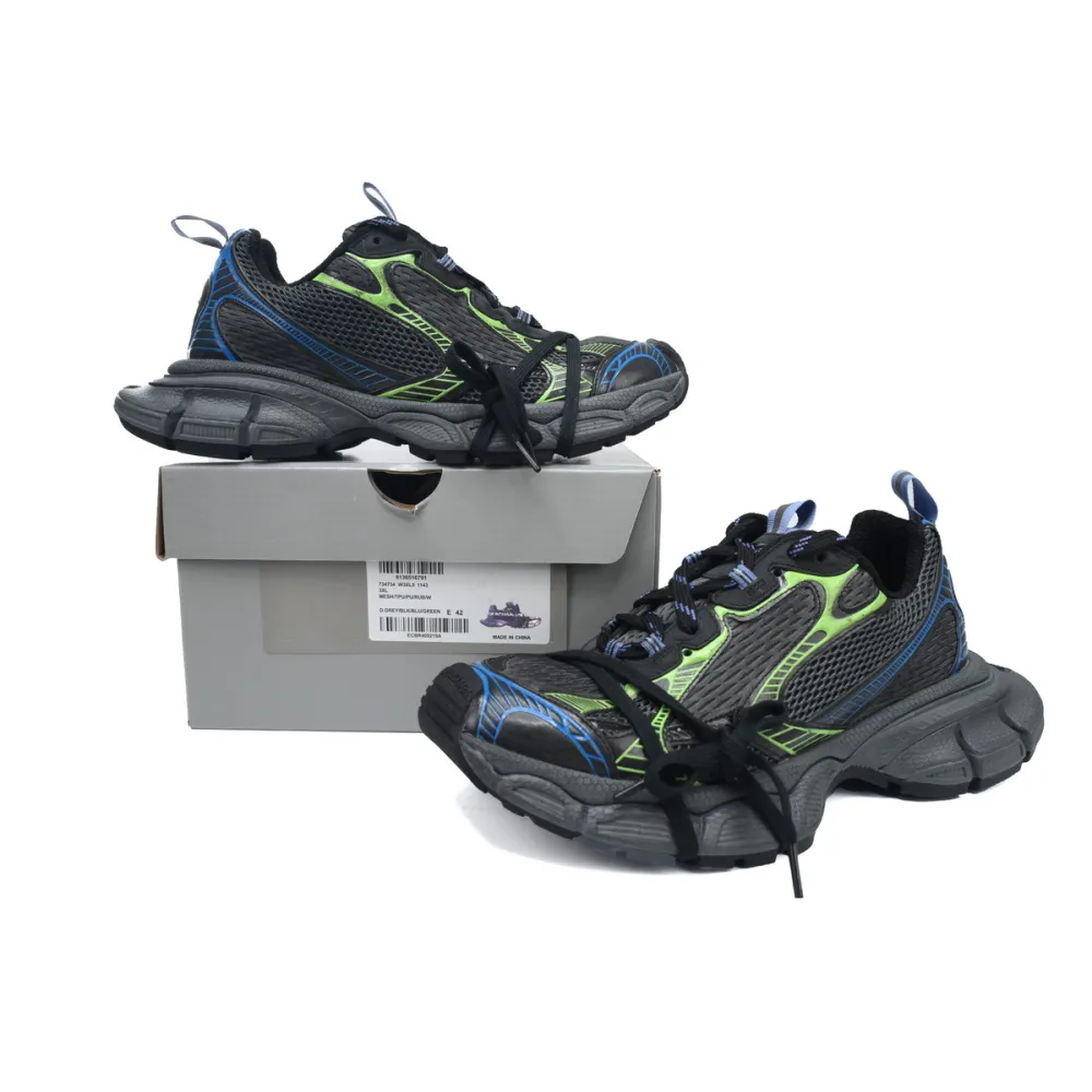 PKGoden Balenciaga 10th Black Blue Green 734734 W3XL5 1143