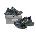 PKGoden Balenciaga 10th Black Blue Green 734734 W3XL5 1143