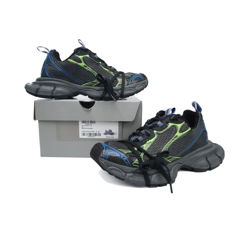 PKGoden Balenciaga 10th Black Blue Green 734734 W3XL5 1143