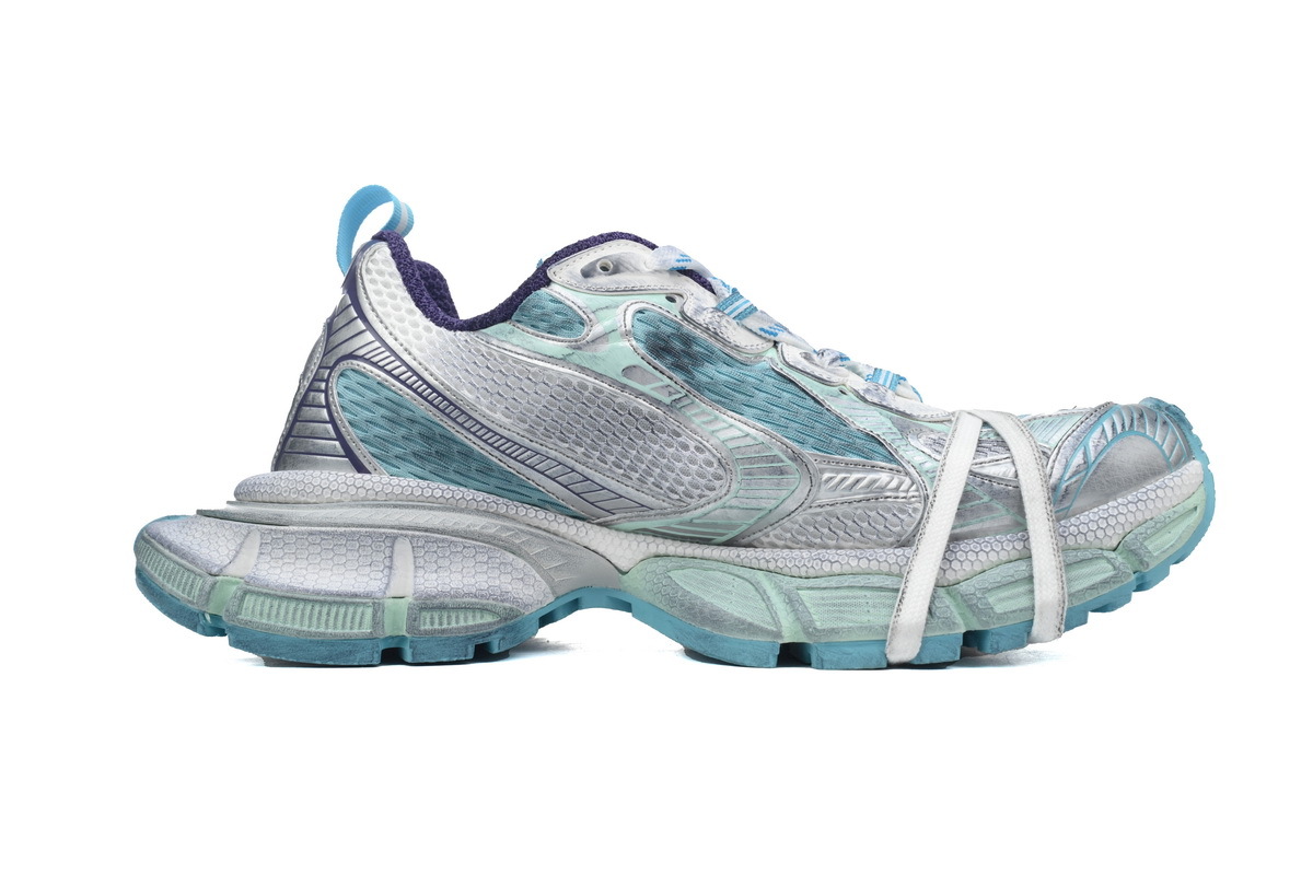 PKGoden Balenciaga 10th White Silver Blue 734734 W3XL5 4095