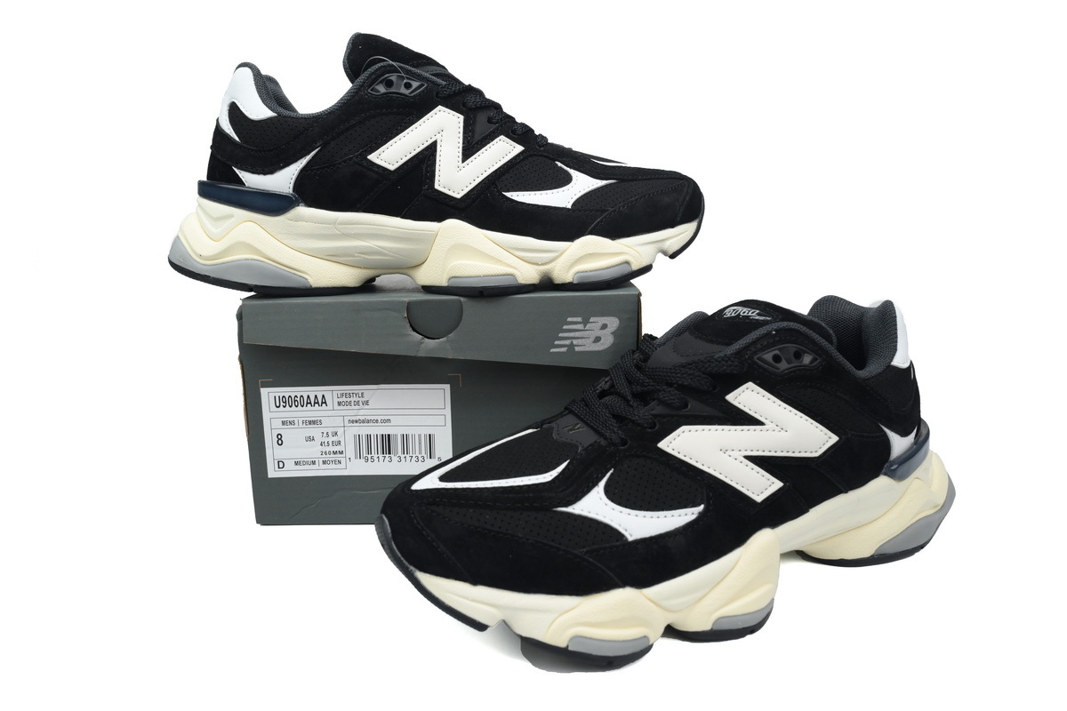 PKGoden New Balance 9060 Black and White U9060AAA