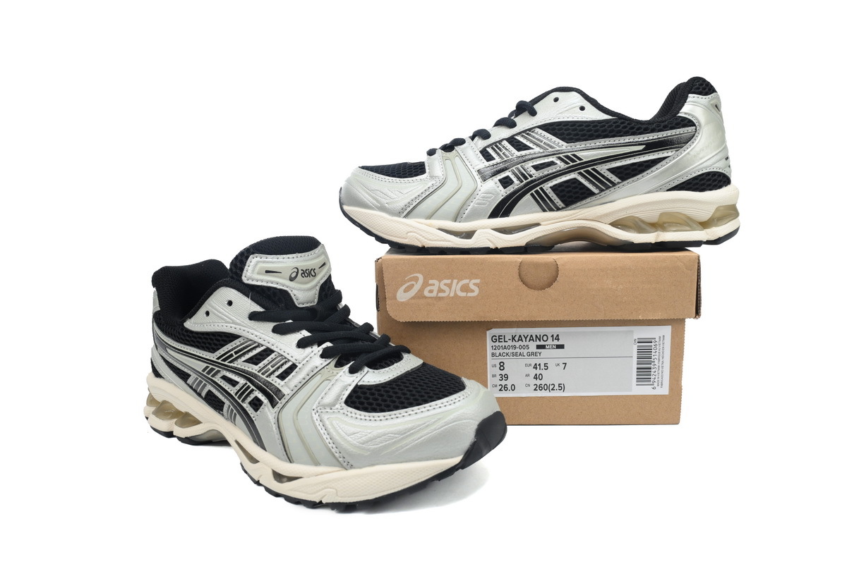 Special Sale Asics Gel Kayano 14 Black Seal Grey 1201A019-005