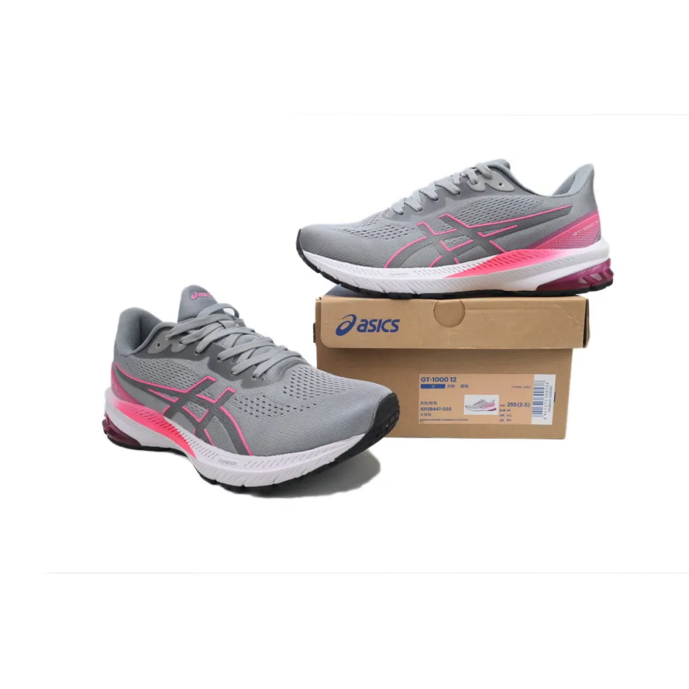 Special Sale Asics GT 1000 12 Wide Sheet Rock Hot Pink 1012B447-020
