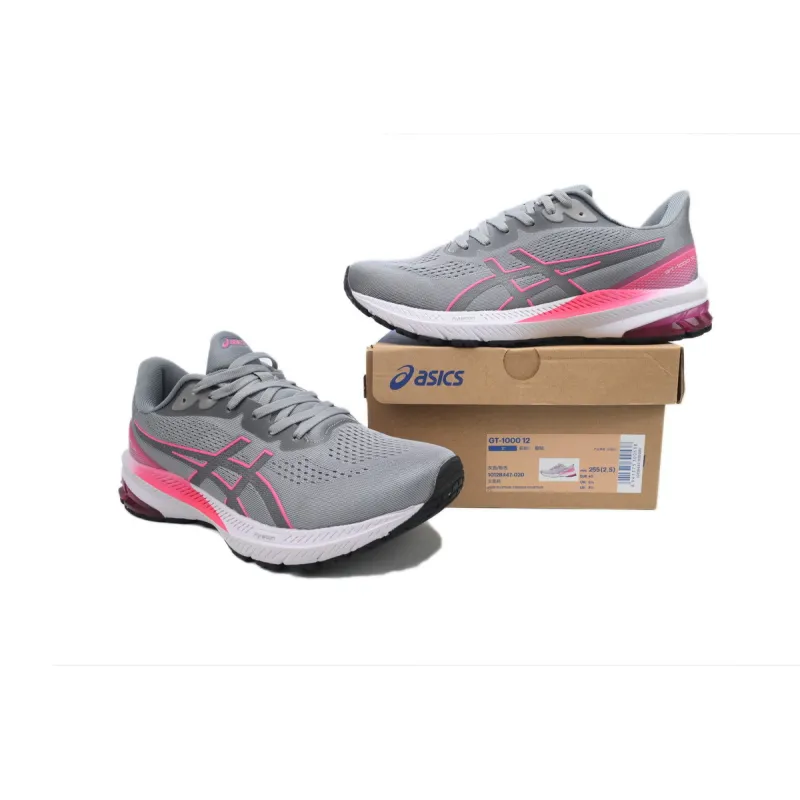 Special Sale Asics GT 1000 12 Wide Sheet Rock Hot Pink 1012B447-020