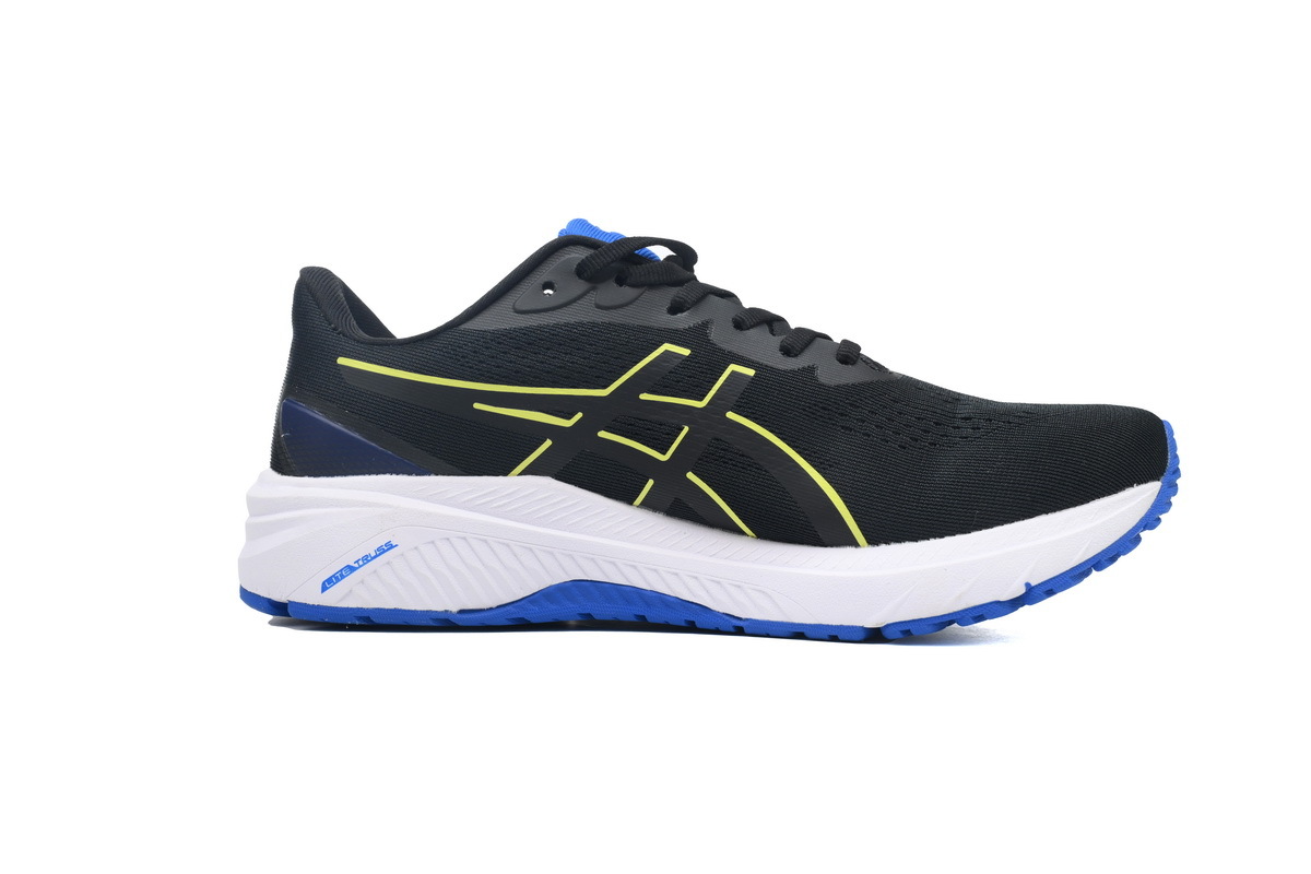 Special Sale Asics GT 1000 12 Black Blue Yellow 1011B631-002