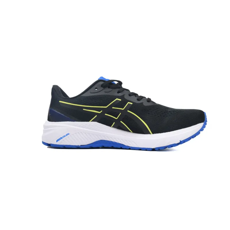 Special Sale Asics GT 1000 12 Black Blue Yellow 1011B631-002